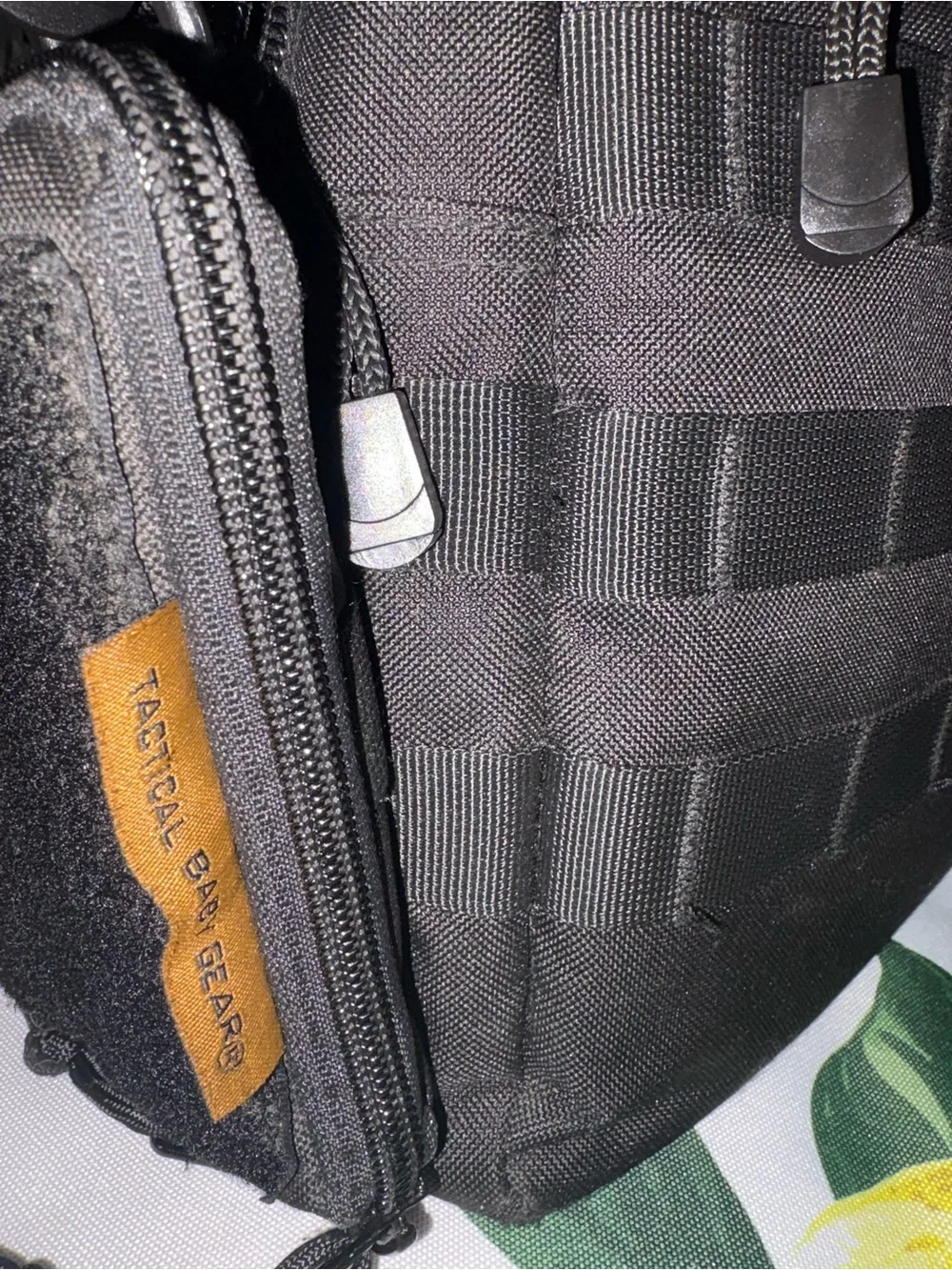 T.B.G. Black Tactical Diaper Bag